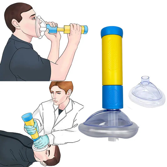 Portable Upgrade First Aid Kit for Kids Adults Choking Emergency Life Saving Suction