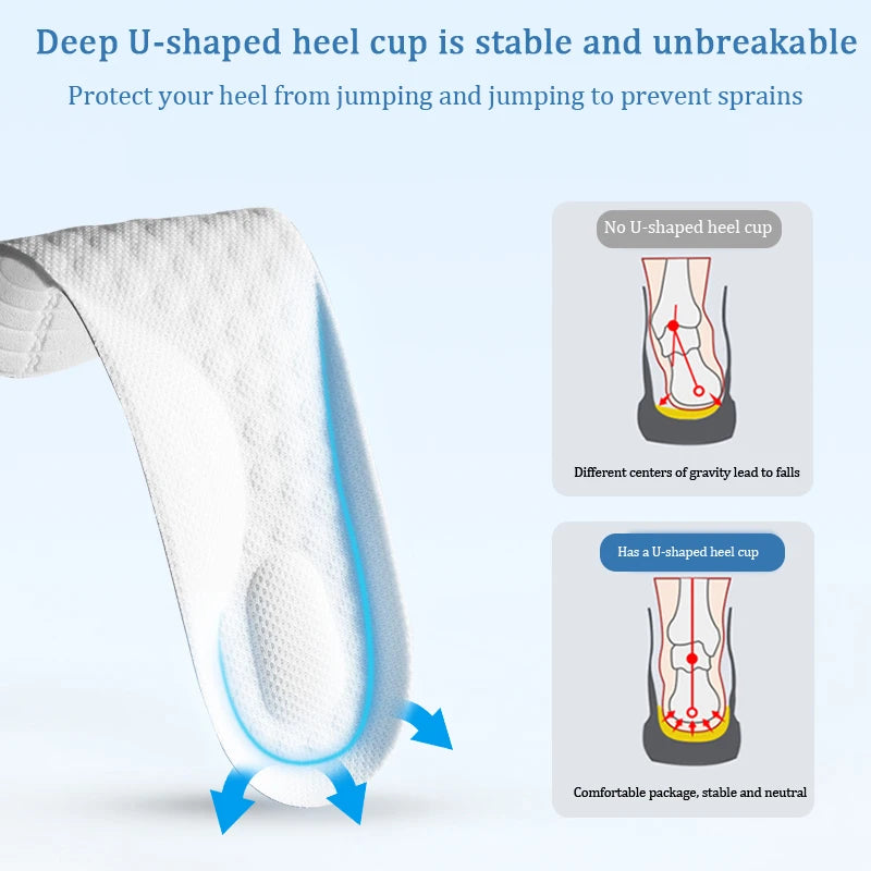 Silicone Comfortable Insoles Running Cushion Kids Shoes Sole Feet Children Sports Memory Foam Orthopedic Arch Support Shoes Pad
