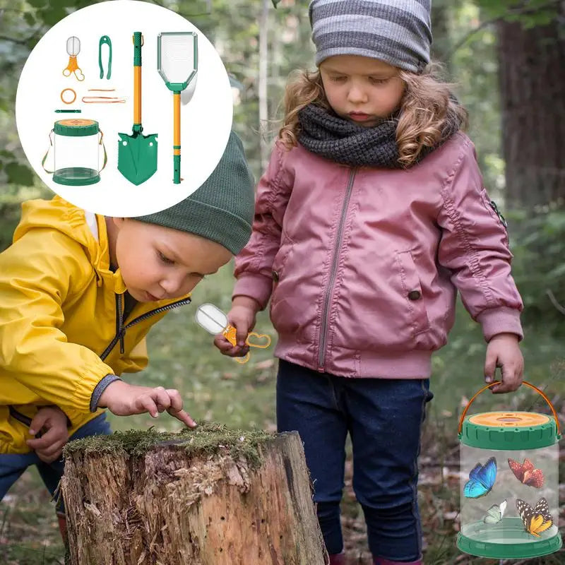 Butterfly Catching Kit Retractable Critter Catcher Kids Butterfly Catcher Versatile Butterfly Catcher Toy Kids Adventure Kit For