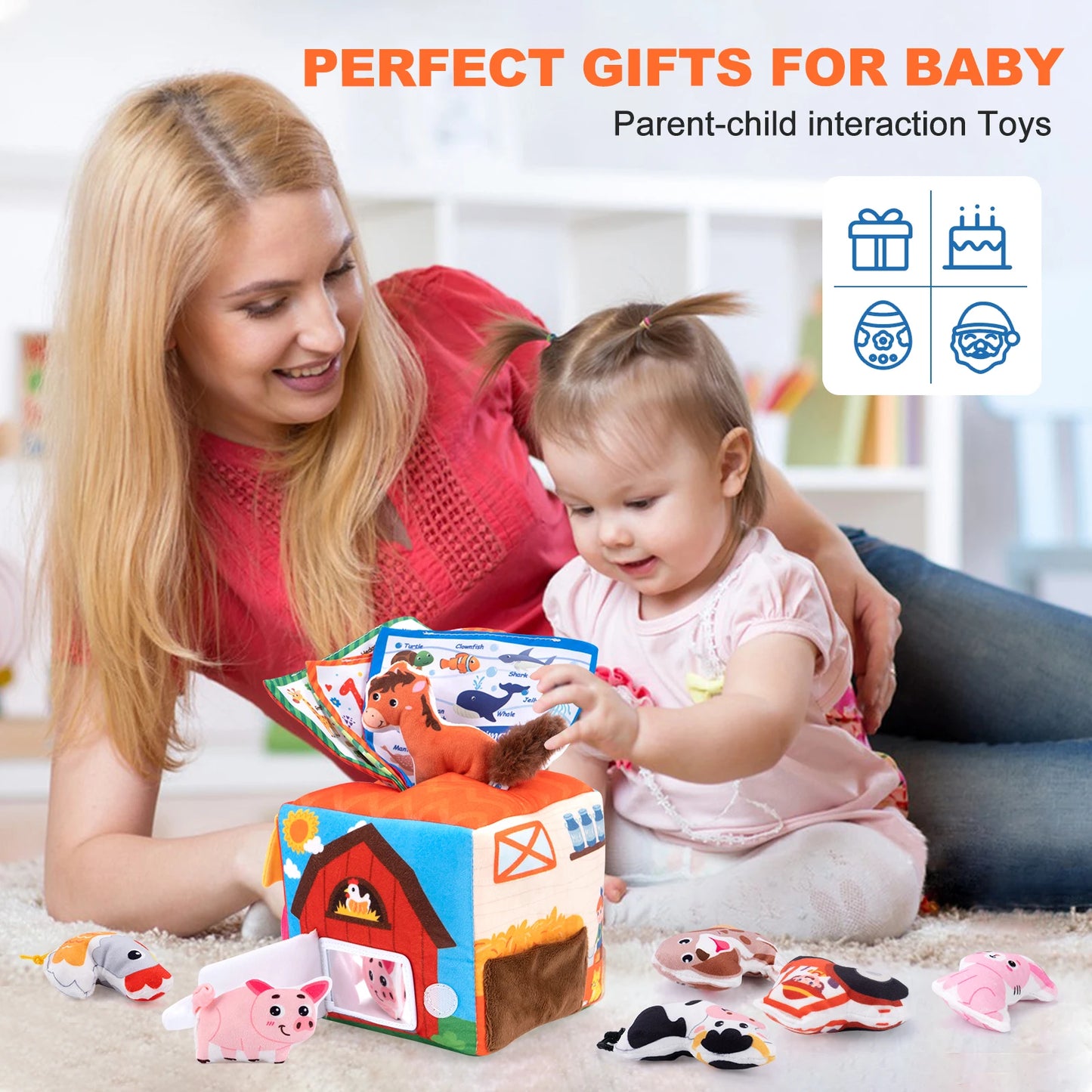 Baby Soft Plush Animals Farm
