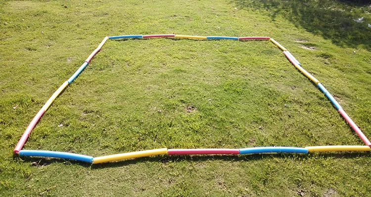 Hopscotch Kids Jump Lattice Game Training Sport Toys Foam Sticks Baby Sensory Play Outside Outdoor Indoor Toy Children Activitie