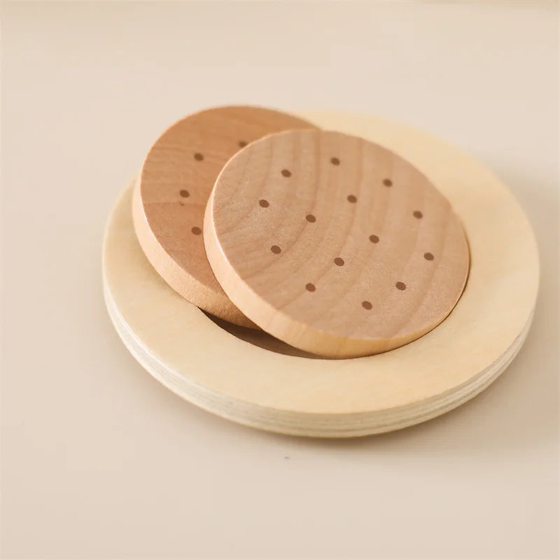 Kids Wooden Montessori Toy Set Children Coffee Machine