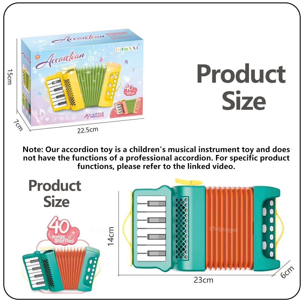 Accordion Toy for Toddlers Musical Instrument Educational Toys