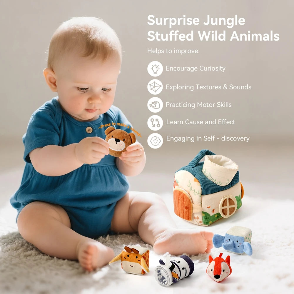 Montessori Toys Soft Farm Animals