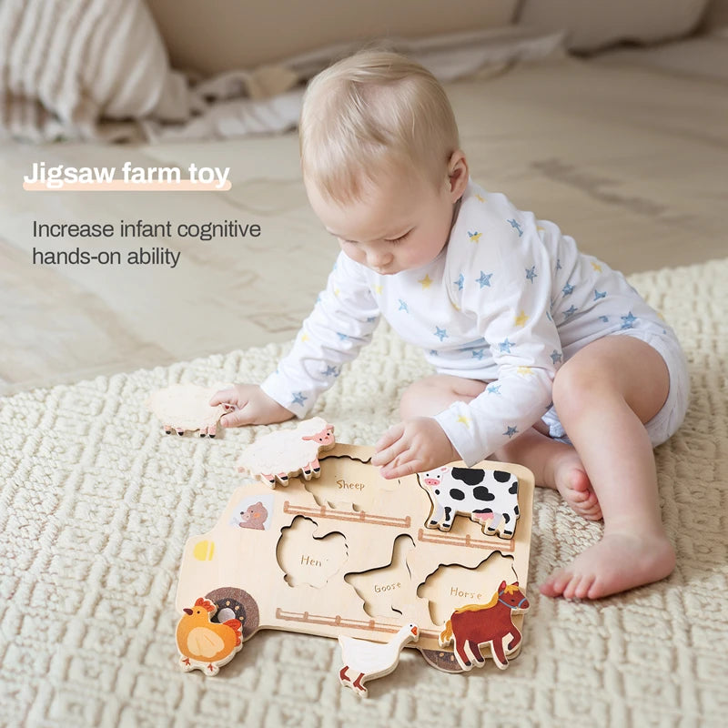 Wooden Puzzle Montessori Toys