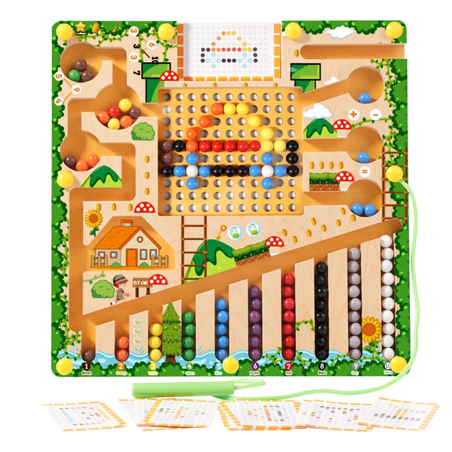 Magnetic Sorting Games Montessori Puzzle Toys