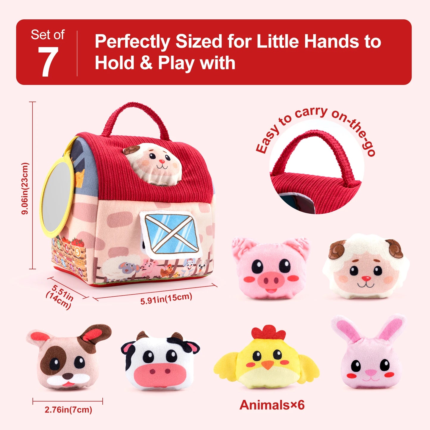 Baby Soft Plush Animals Farm