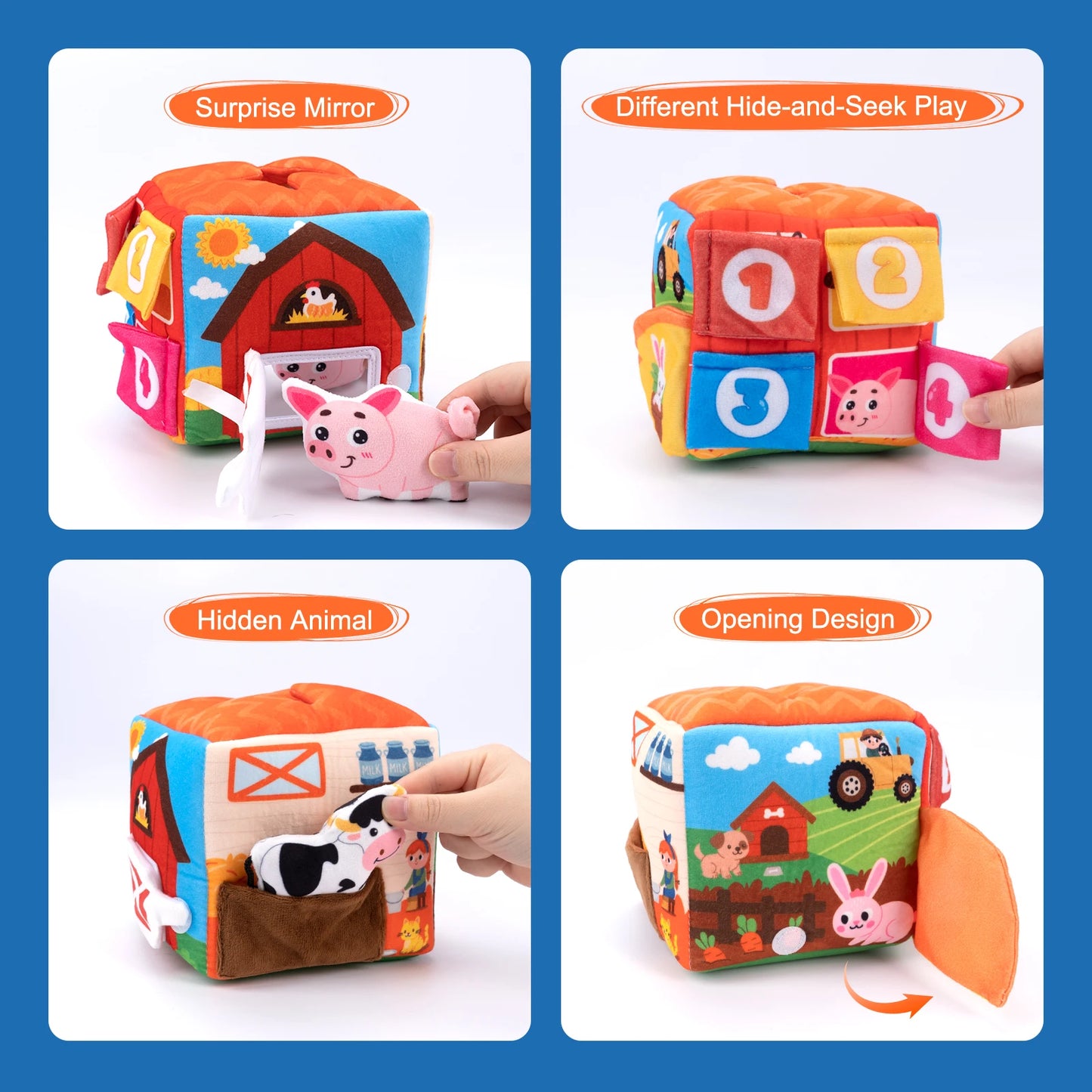 Baby Soft Plush Animals Farm