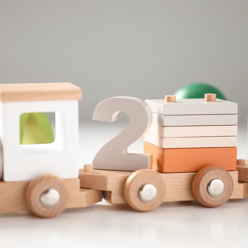 Kids Wooden Montessori Toy Set Children Coffee Machine