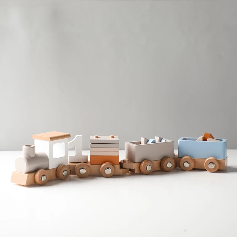 Kids Wooden Montessori Toy Set Children Coffee Machine