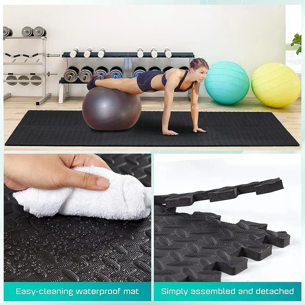 4-20Pcs Colorful Eva Foam Puzzle Mat for Baby Anti-Slip Gym Floor