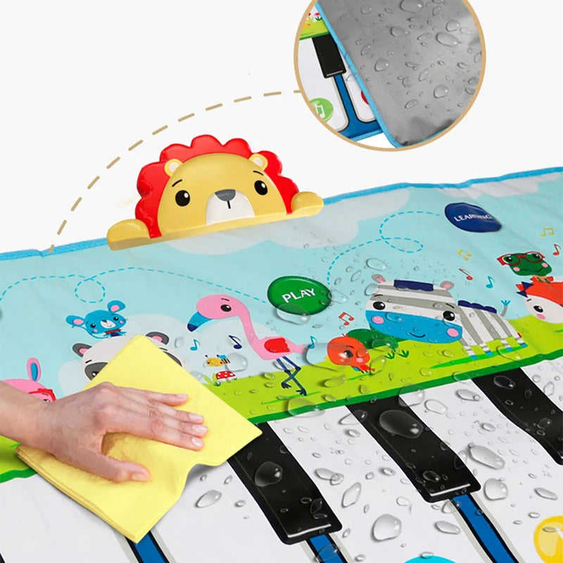 Piano Mat for Kids Children Fitness Keyboard Play Music Carpet