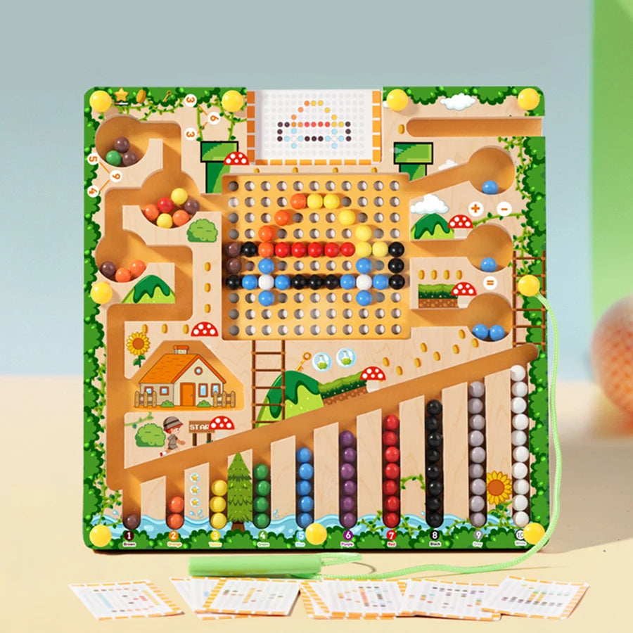 Magnetic Sorting Games Montessori Puzzle Toys