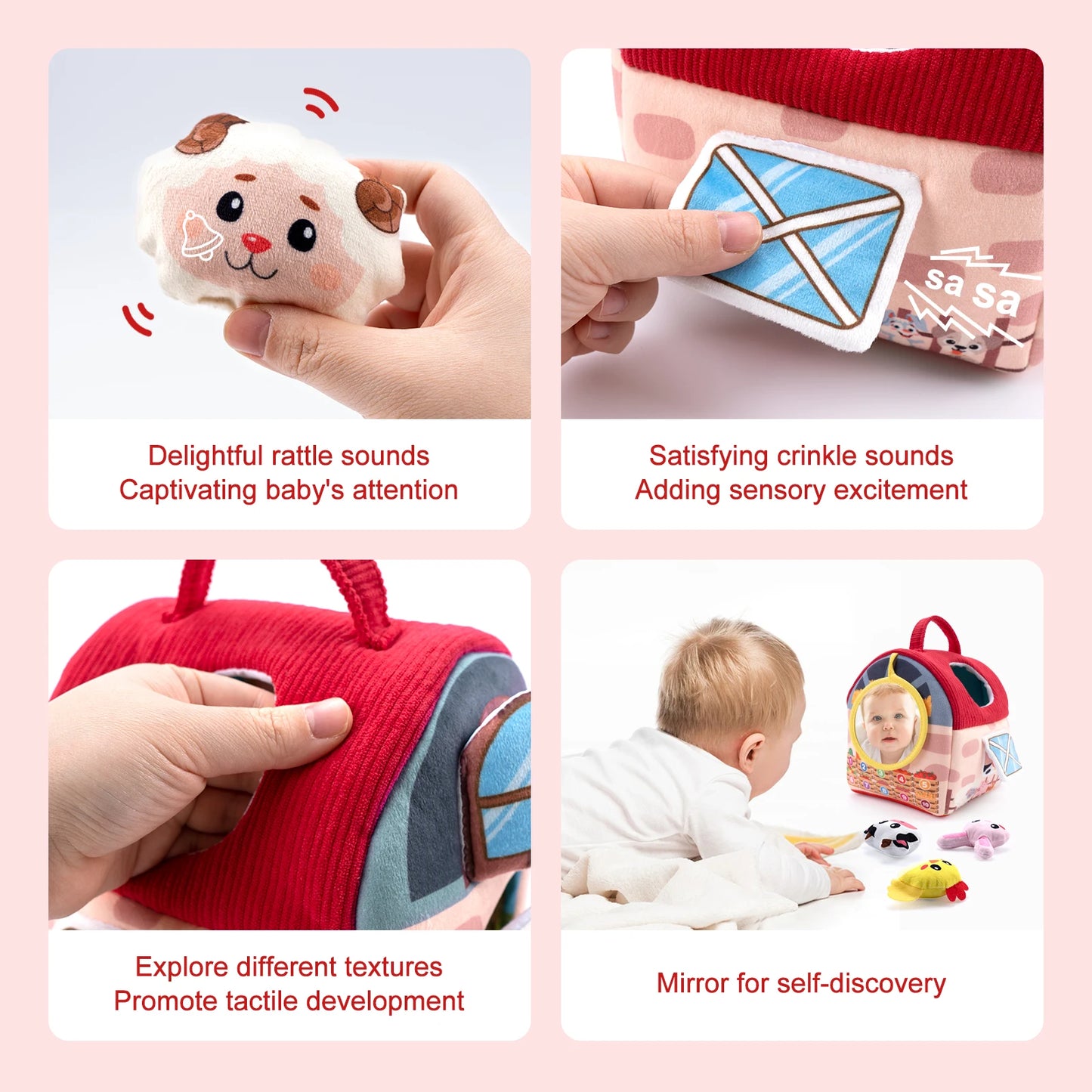 Baby Soft Plush Animals Farm