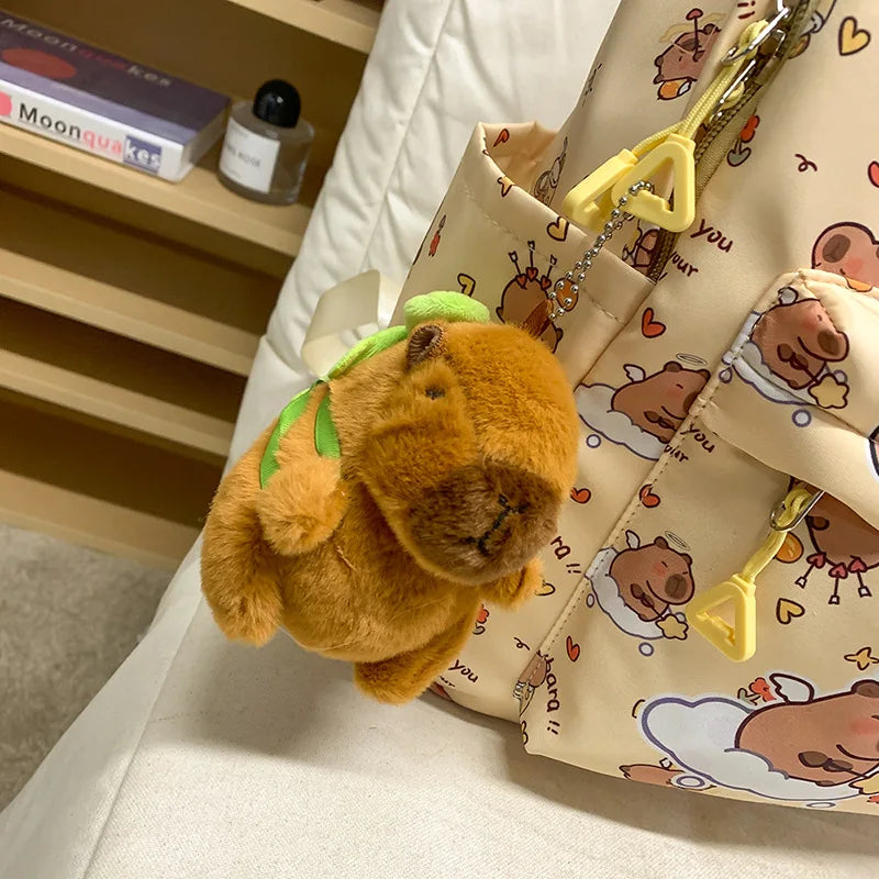 Cute Capybara Backpack for Girls Boys Student Teenager Children's Rucksack Women Cute Casual School Bags Kids Birthday Gift Toy