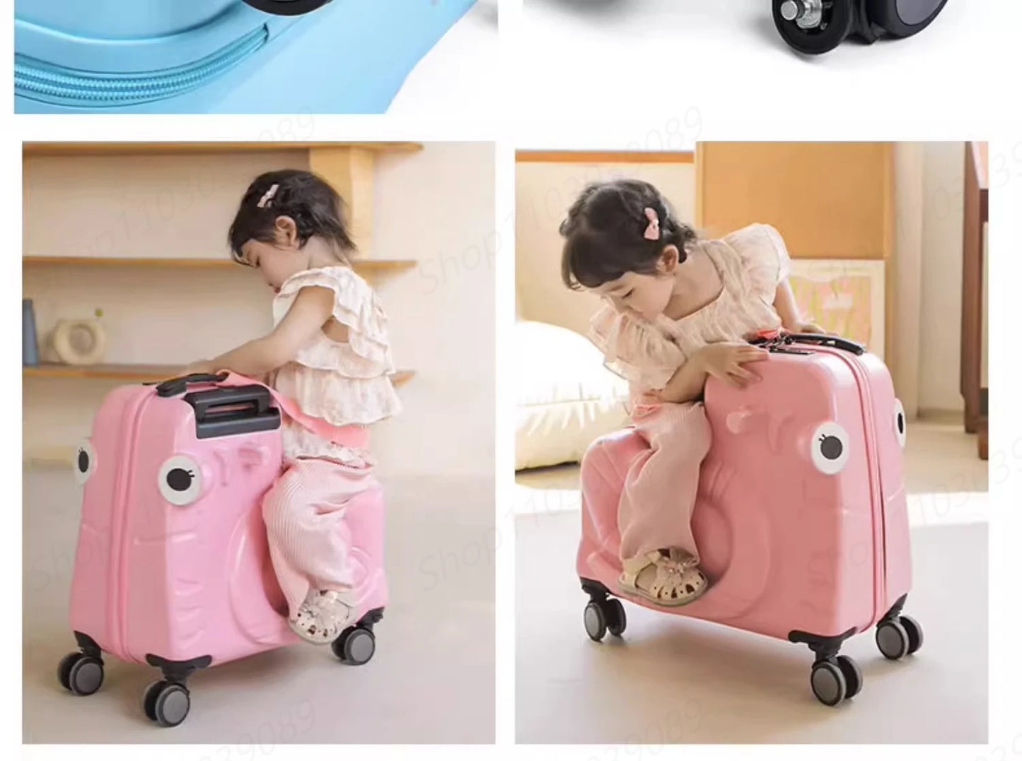 Suitcase for Children Can Sit to Ride on Luggage