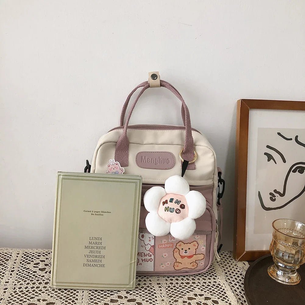 Casual Fashion Laptop Mochil 10.23x9.44x3.54in Kawaii School Backpack Japanese Style Backpack for Travel Shopping Student School