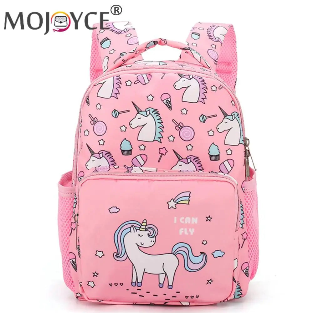 Cute Kindergarten Waterproof Backpack Cartoon Horse Girl Boy School Bags Satchel