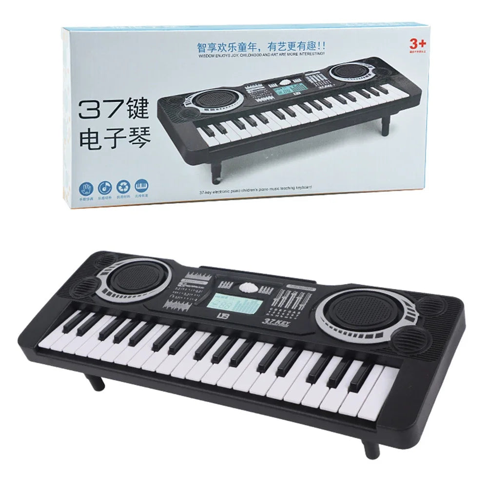 Digital Electronic Piano Kids Educational Toy Portable 37 Keys Electronic Piano Keyboard Children Musical Instrument