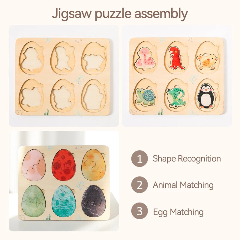 Wooden Puzzle Montessori Toys