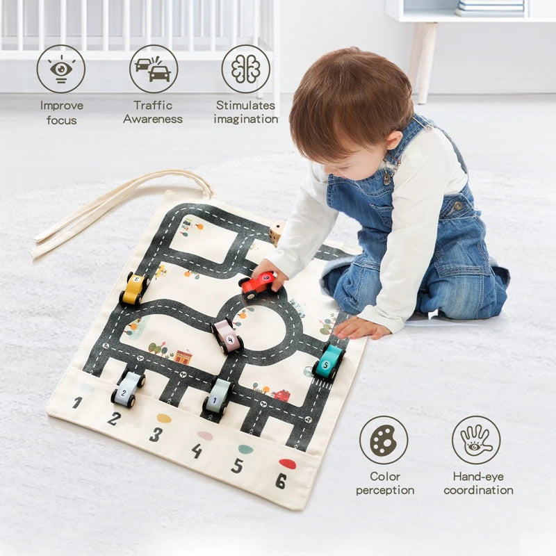 Children's Montessori Traffic Toy 35*31 CM