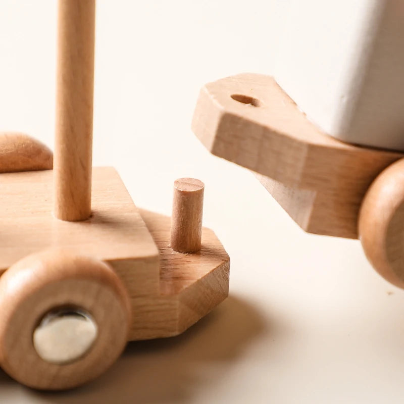 Kids Wooden Montessori Toy Set Children Coffee Machine