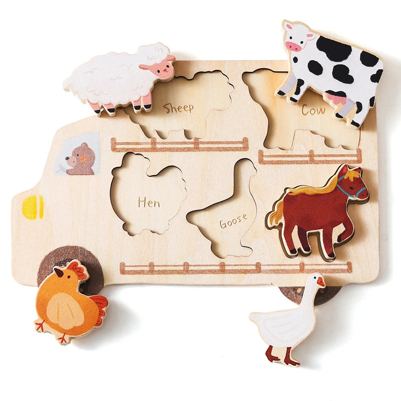 Wooden Puzzle Montessori Toys