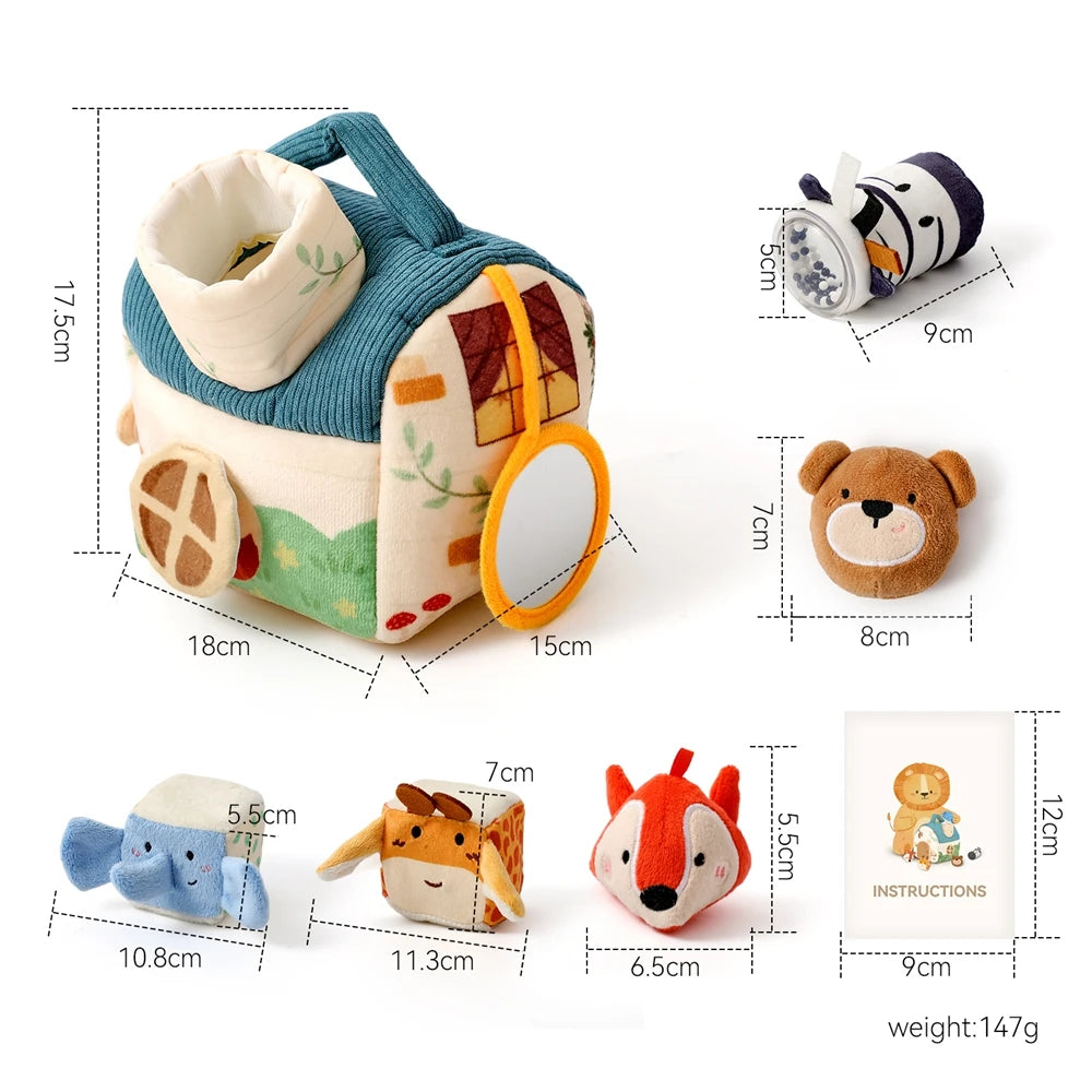 Montessori Toys Soft Farm Animals