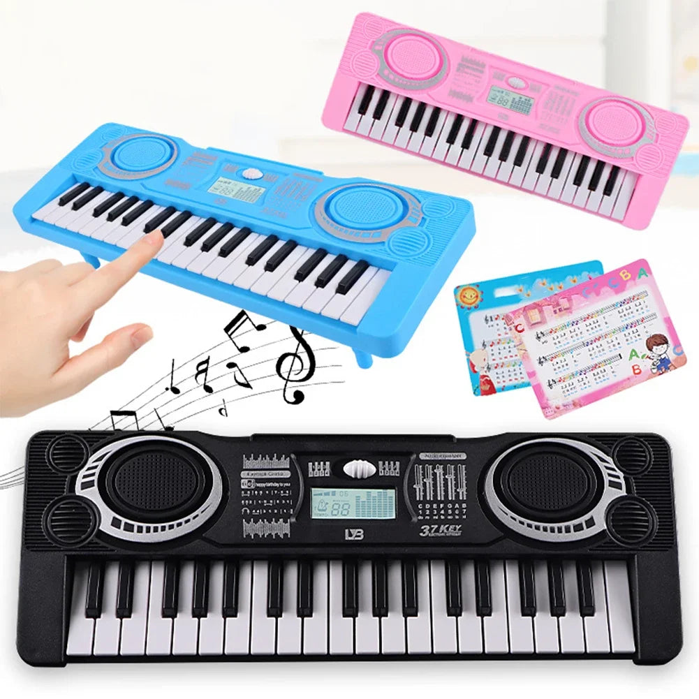 Digital Electronic Piano Kids Educational Toy Portable 37 Keys Electronic Piano Keyboard Children Musical Instrument