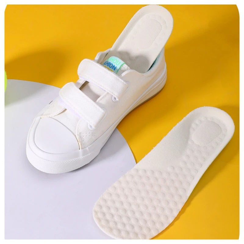 Silicone Comfortable Insoles Running Cushion Kids Shoes Sole Feet Children Sports Memory Foam Orthopedic Arch Support Shoes Pad