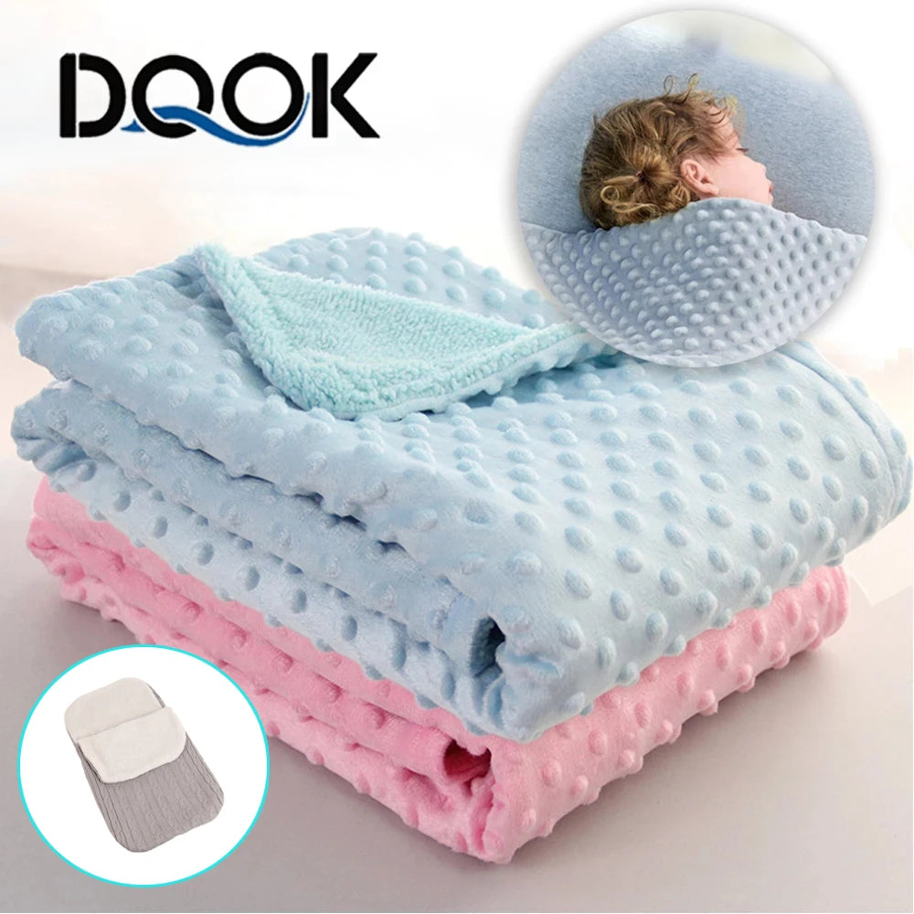 Baby Blanket & Swaddling Newborn Thermal Soft Fleece