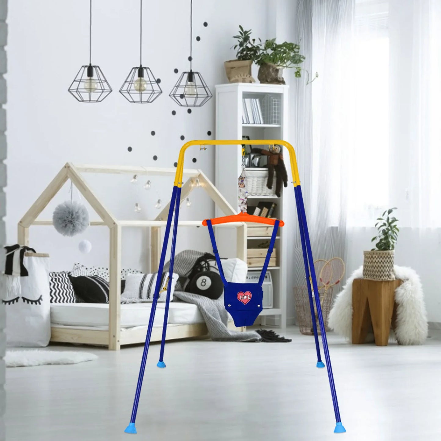 Baby Standing Door Jumper Exerciser Outdoor Baby Swing Bouncing Chair