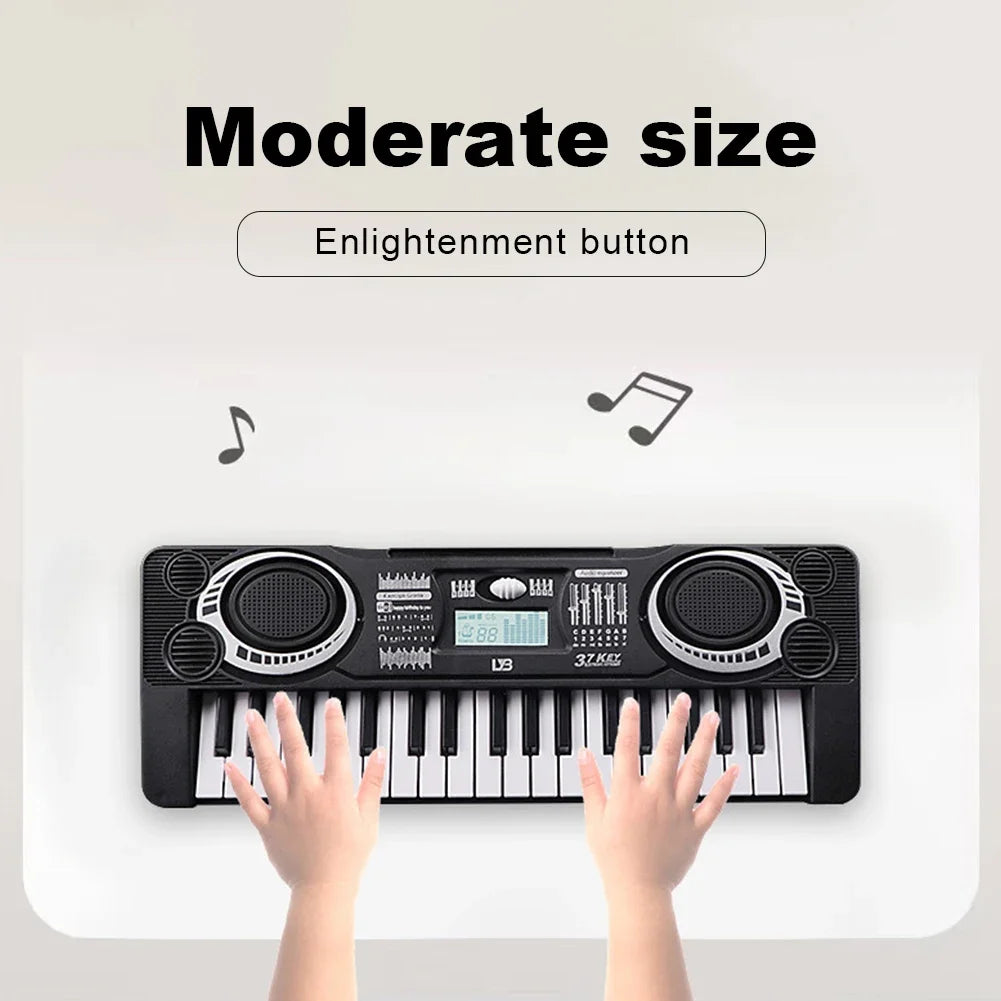 Digital Electronic Piano Kids Educational Toy Portable 37 Keys Electronic Piano Keyboard Children Musical Instrument