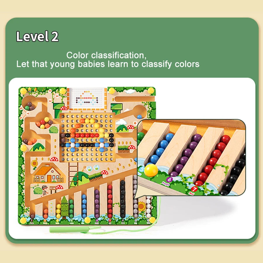 Magnetic Sorting Games Montessori Puzzle Toys