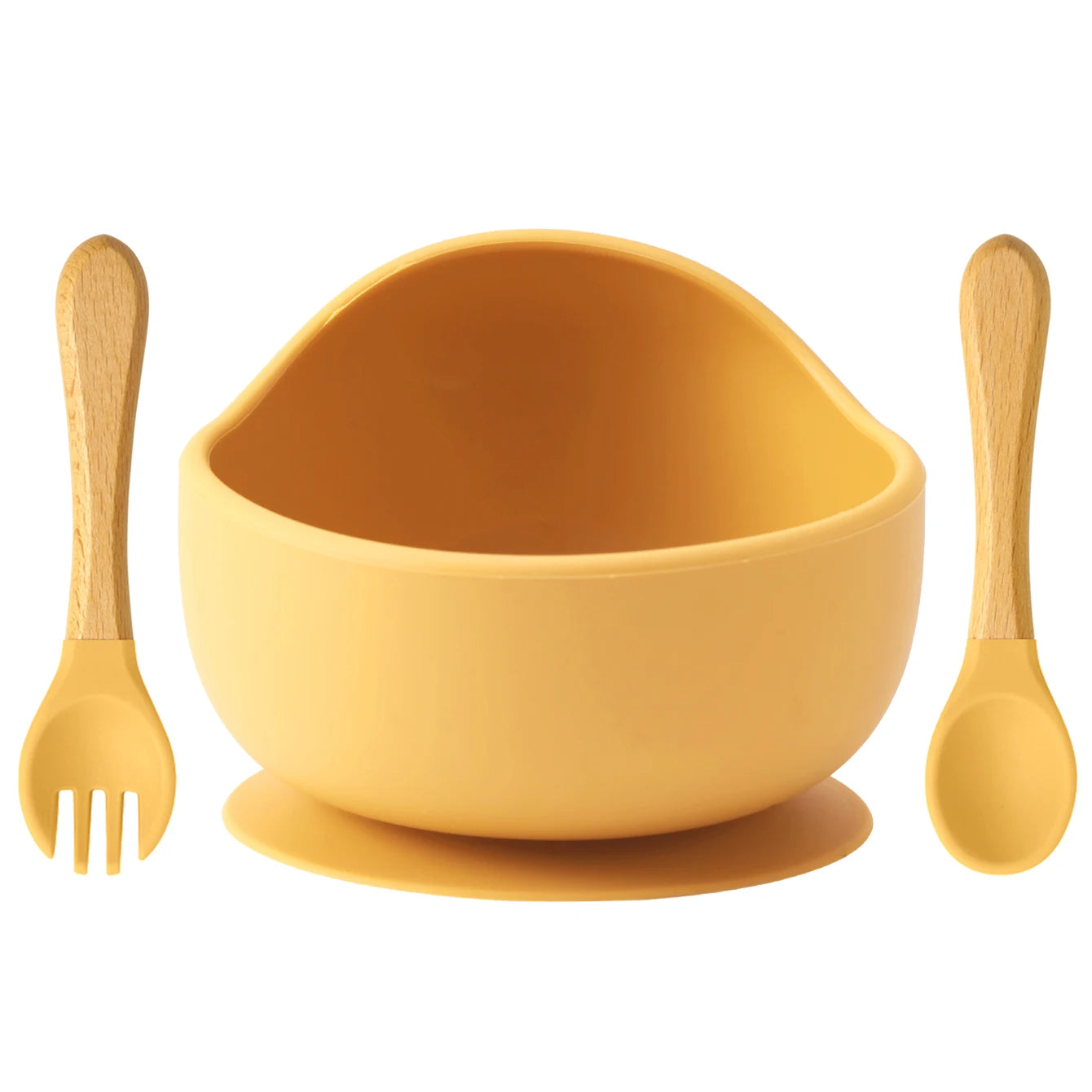 Color Kids 3PCS Silicone Baby Feeding Set