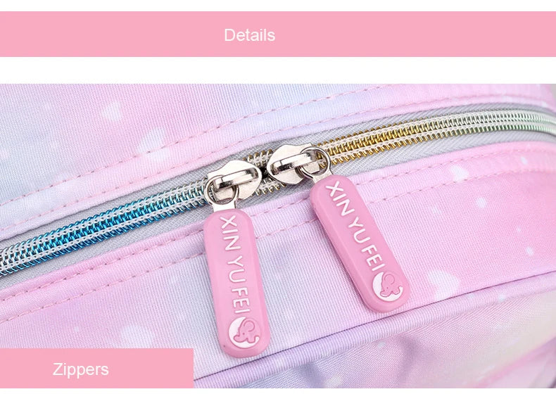 New Unicorn Backpack For Girls Cartoon Pink Princess School Bags Kids Satchels Kindergarten Bookbag Mochila Infantil Escolar