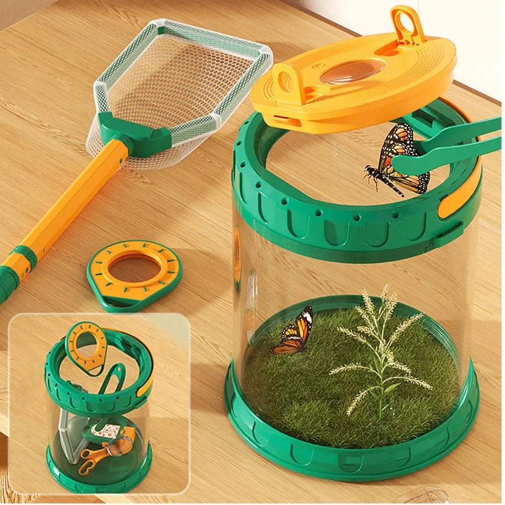 Butterfly Catching Kit Retractable Critter Catcher Kids Butterfly Catcher Versatile Butterfly Catcher Toy Kids Adventure Kit For