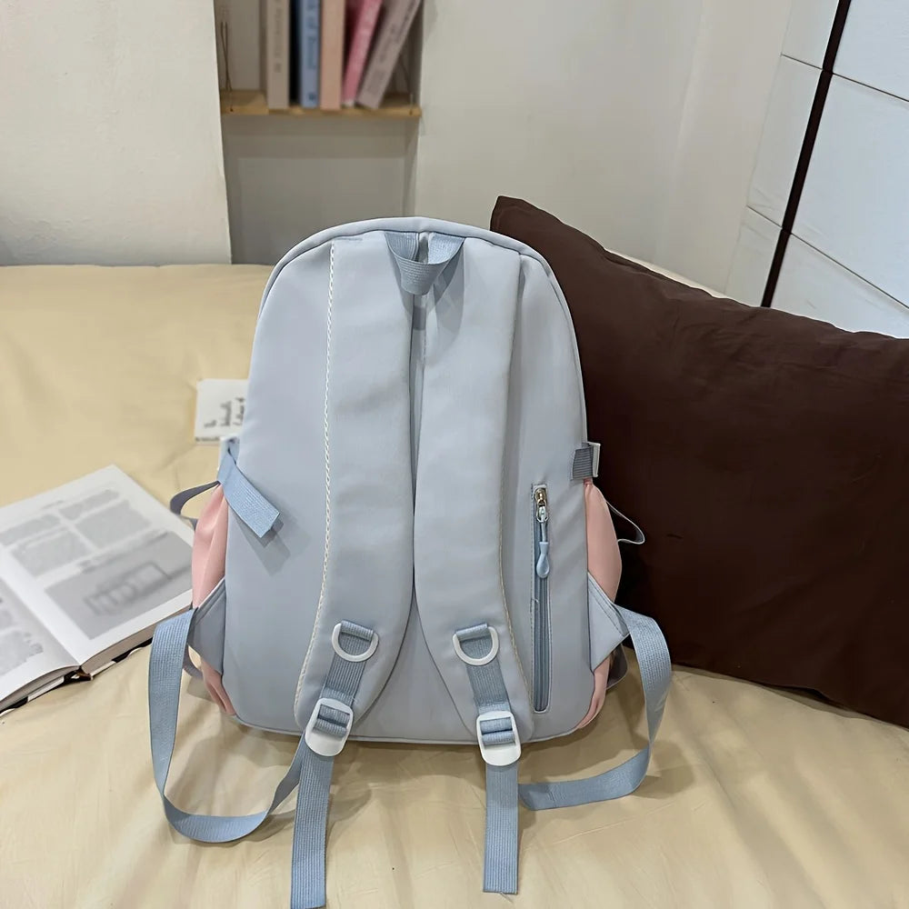 Bag Set Two-Piece Pain Bag Back to School Season Back to School Season Backpack Lace Lightweight Cute Backpack