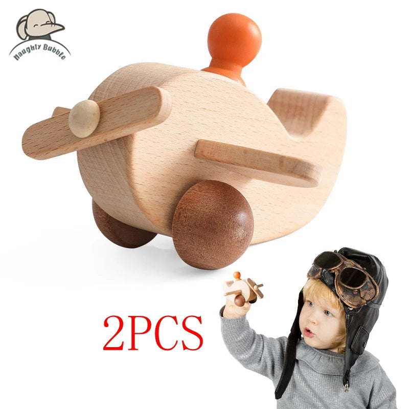 Wooden Train Birthday Toy  Montessori