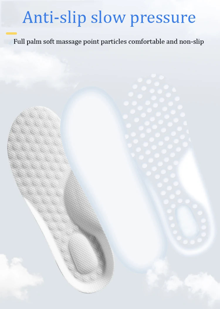 Silicone Comfortable Insoles Running Cushion Kids Shoes Sole Feet Children Sports Memory Foam Orthopedic Arch Support Shoes Pad