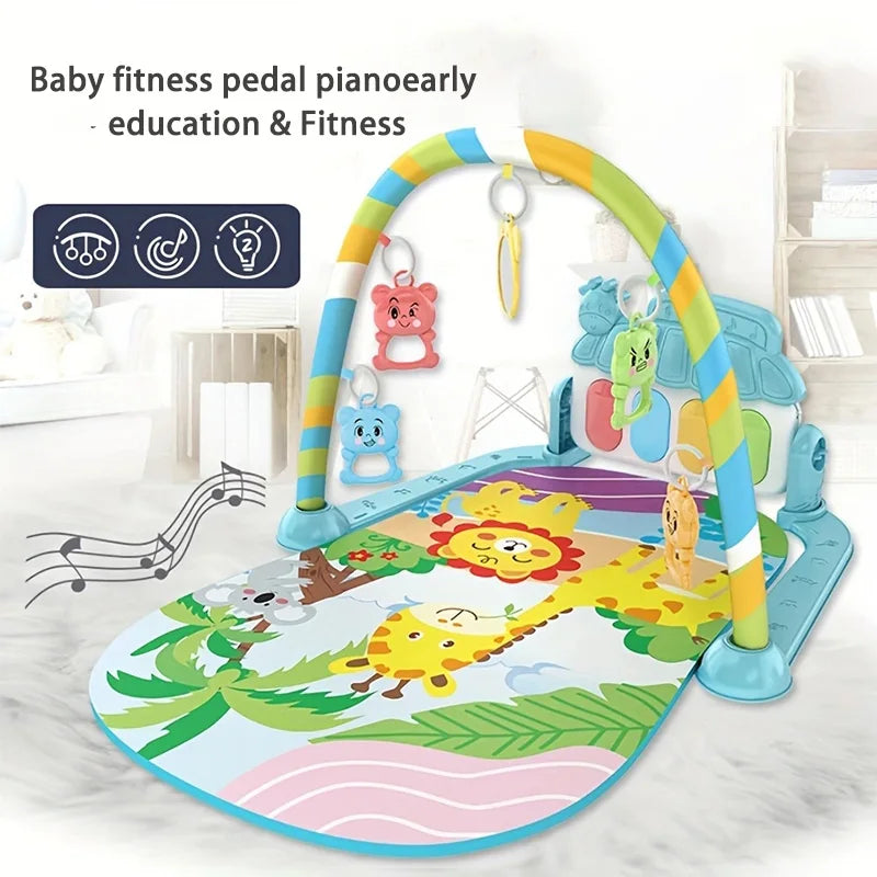 Baby fitness stand toy, music