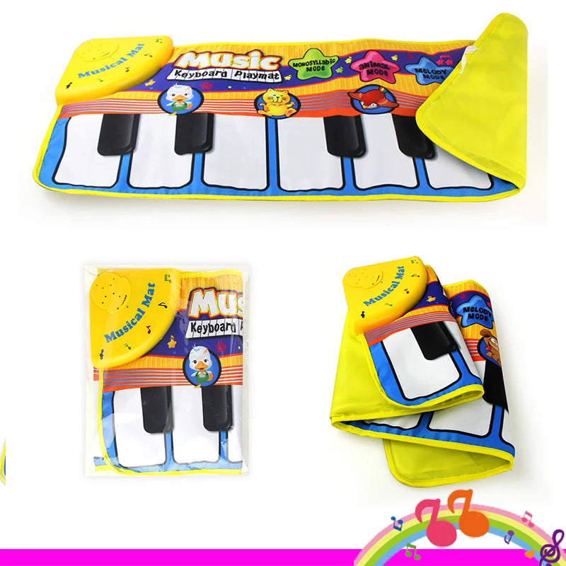 Piano Mat for Kids Children Fitness Keyboard Play Music Carpet