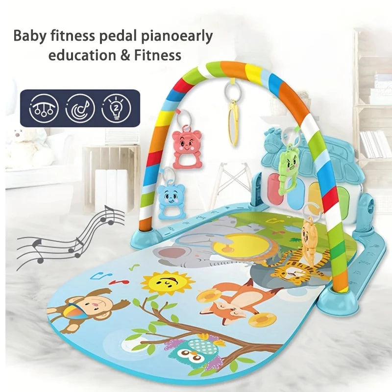 Baby fitness stand toy, music
