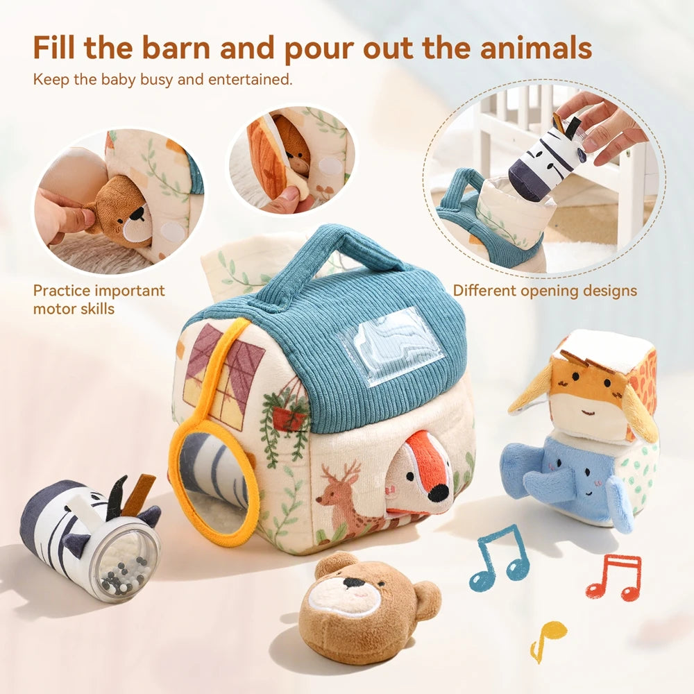 Montessori Toys Soft Farm Animals