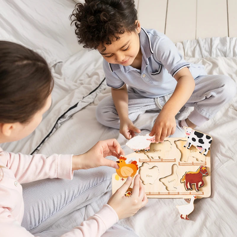 Wooden Puzzle Montessori Toys