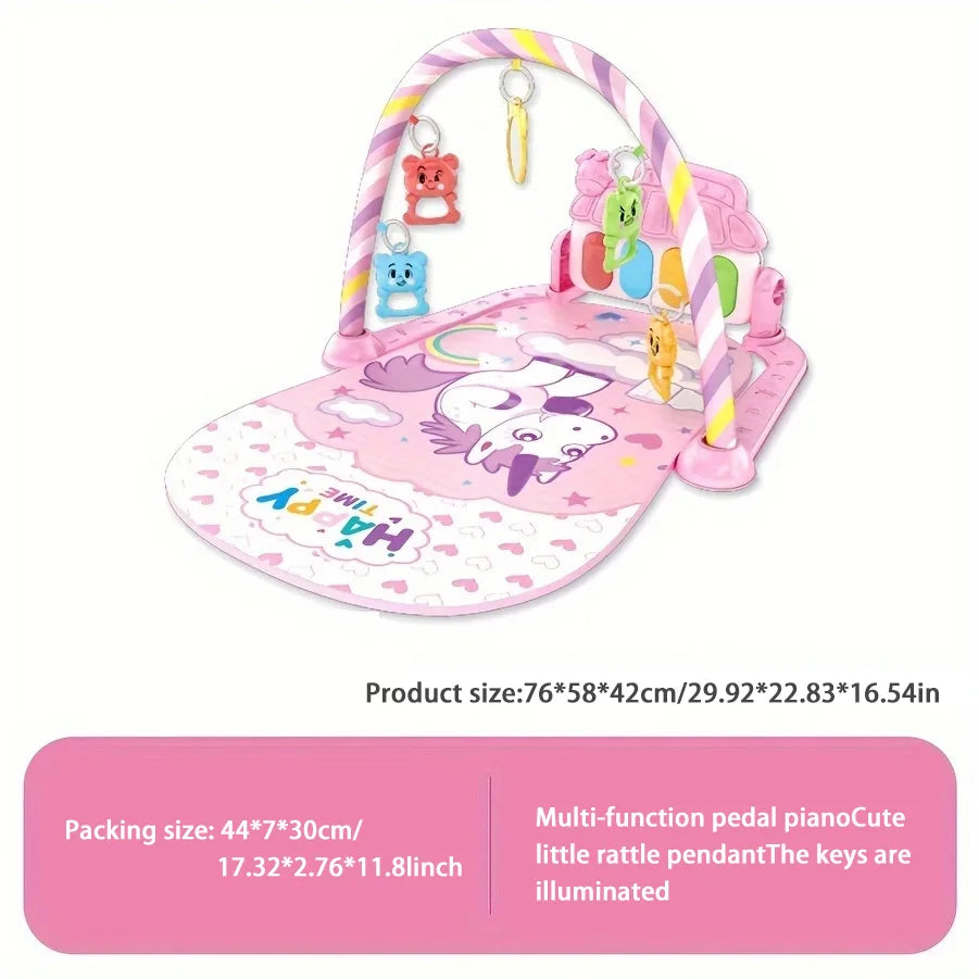 Baby fitness stand toy, music