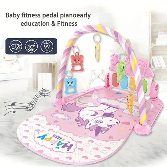 Baby fitness stand toy, music