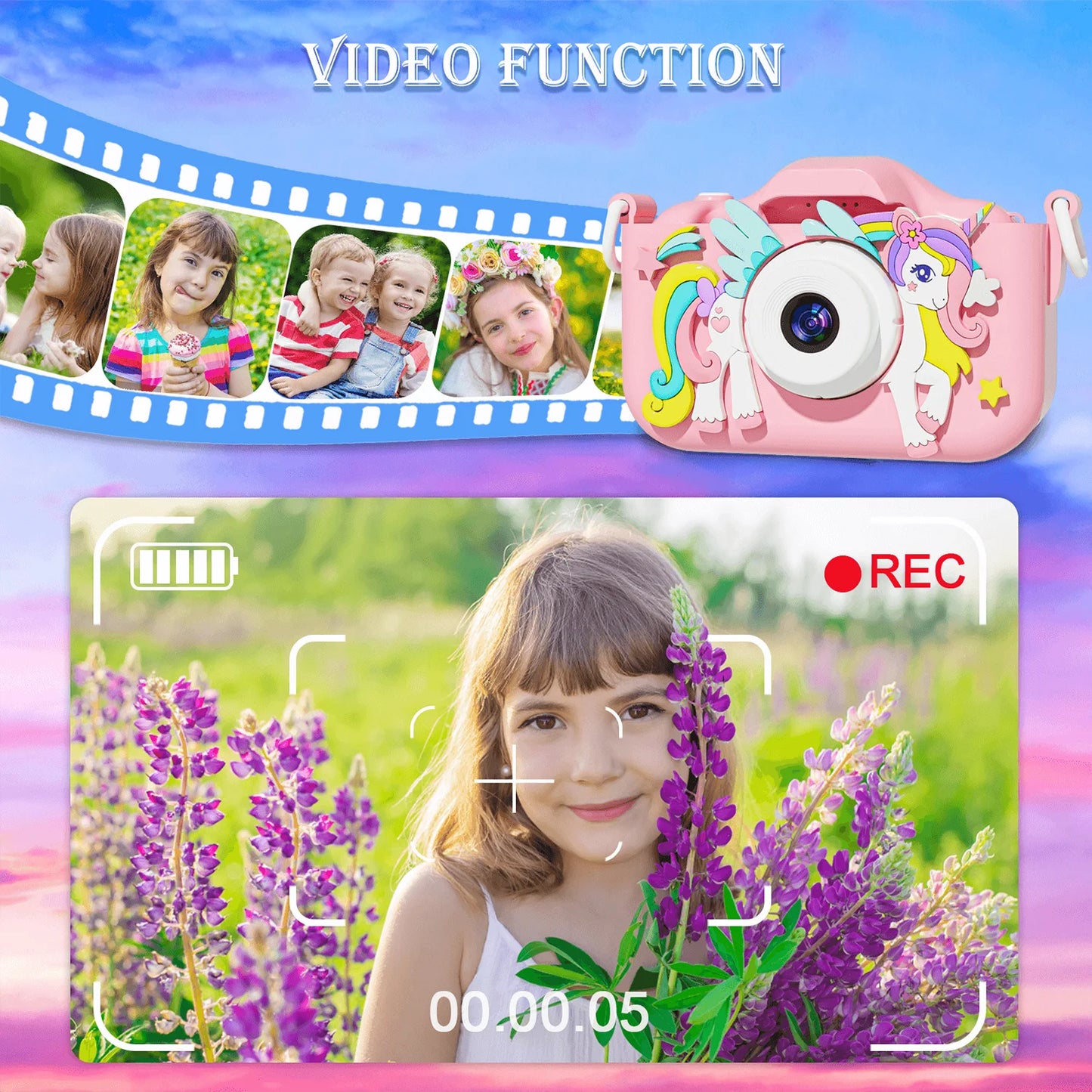 Children Camera 1080P HD