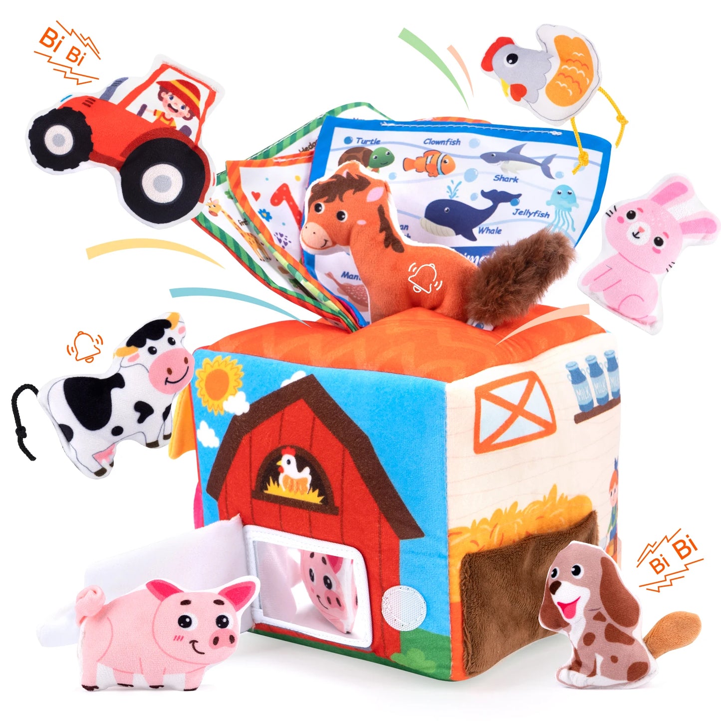 Baby Soft Plush Animals Farm
