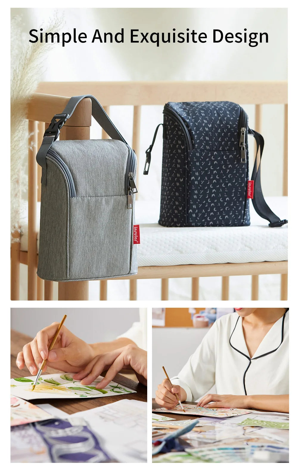 Portable Mother Feeding Bottle Bag Heat Insulation Lunch Bags